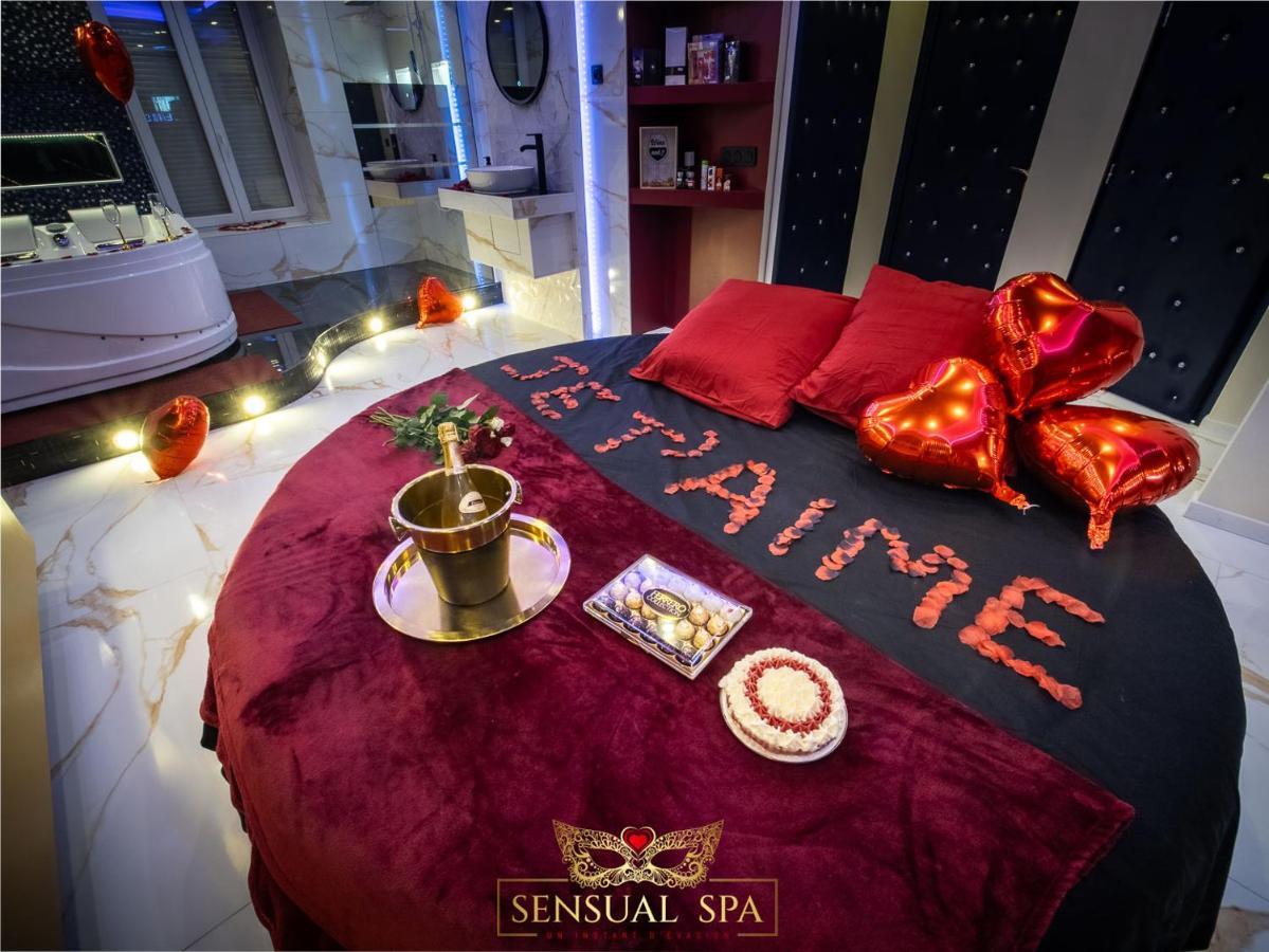 Sensual Spa- Love Room Jacuzzi Hammam Terrasse Nancy Buitenkant foto
