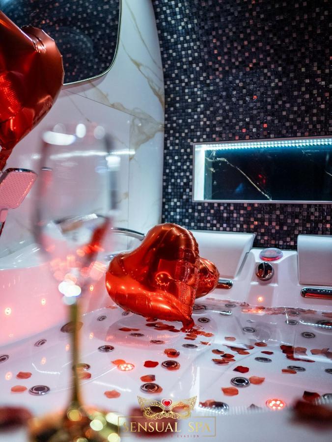 Sensual Spa- Love Room Jacuzzi Hammam Terrasse Nancy Buitenkant foto