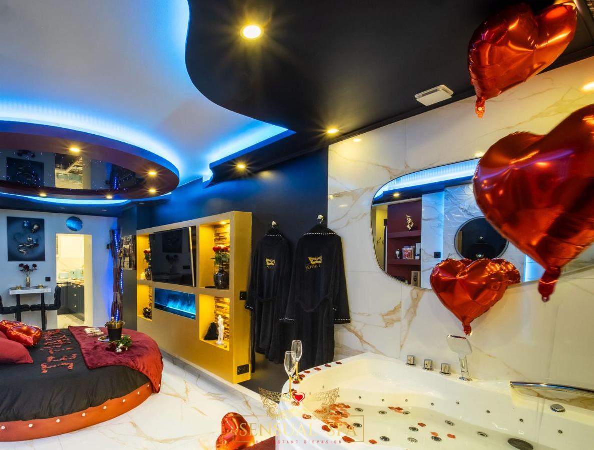Sensual Spa- Love Room Jacuzzi Hammam Terrasse Nancy Buitenkant foto