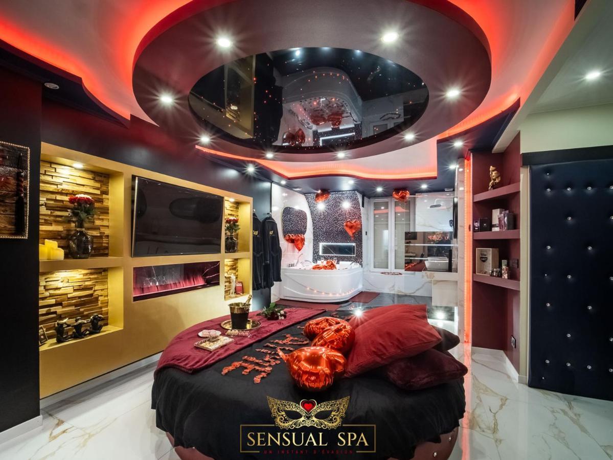 Sensual Spa- Love Room Jacuzzi Hammam Terrasse Nancy Buitenkant foto