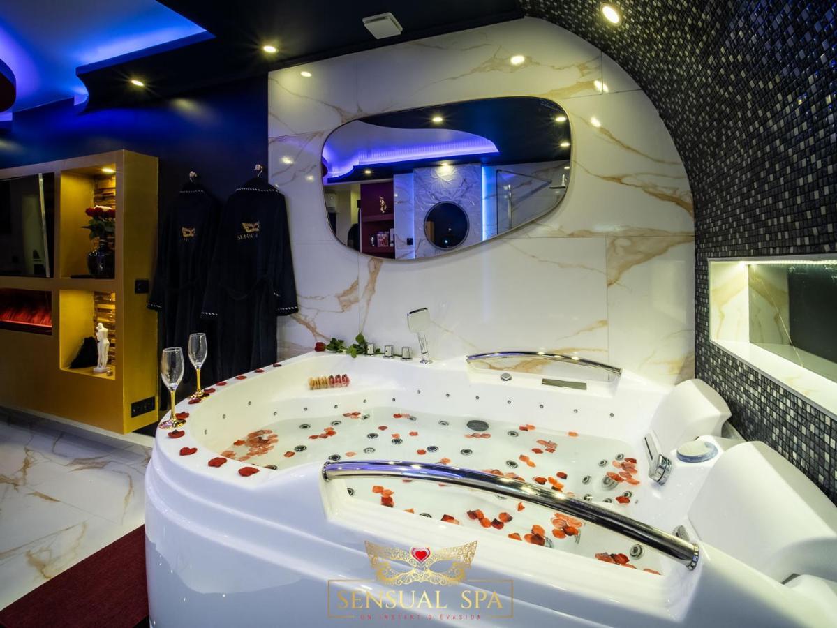 Sensual Spa- Love Room Jacuzzi Hammam Terrasse Nancy Buitenkant foto